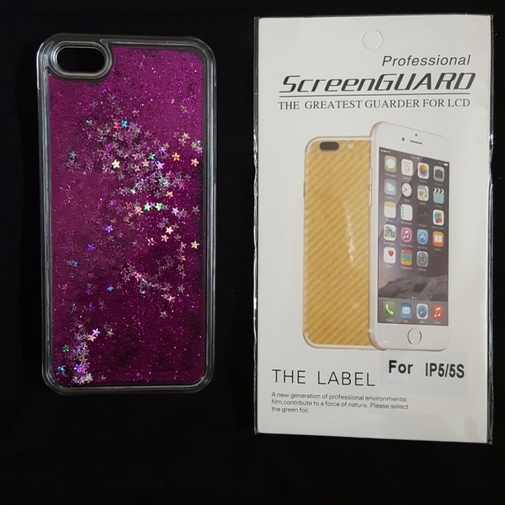 LIQUID GLITTER IPHONE 5/5S COVER